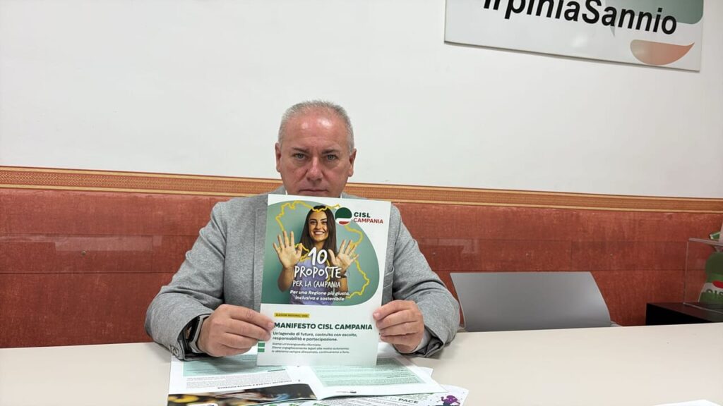 Lavoro, welfare e territorio, la Cisl presenta la piattaforma programmatica: il futuro della Campania si costruisce col dialogo
