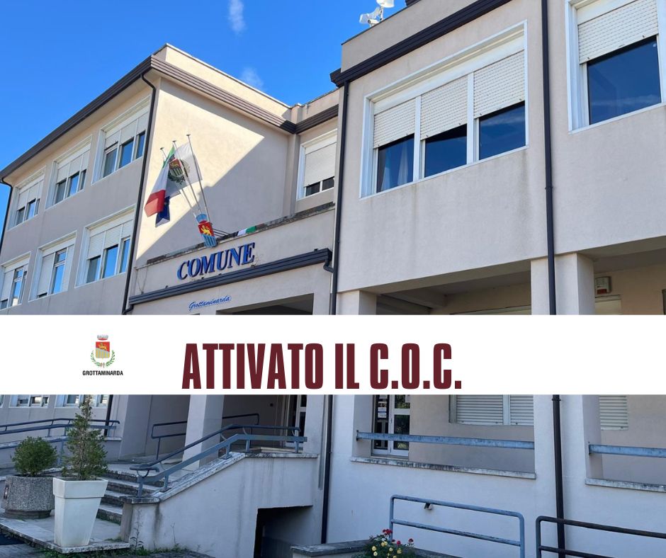 Grottaminarda, attivato il Coc presso il Municipio. In corso verifiche di eventuali danni. Le scuole restano chiuse