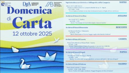 Domenica di Carta 2025 archivio di stato locandina