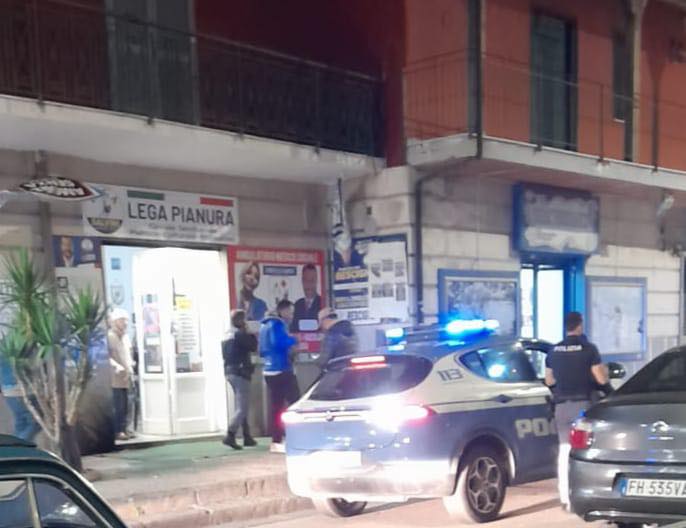 Lega Pianura raid incendiario polizia