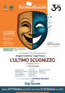 Al via la rassegna 2025/2026 del Teatro d’Europa di Cesinali L'ultimo Scugnizzo teatro d'europa Ceisnali locandina