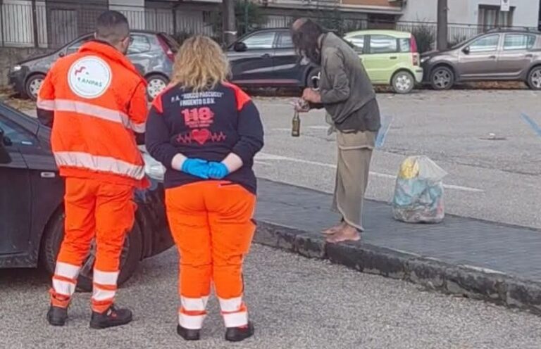 Senzatetto soccorso a Grottaminarda