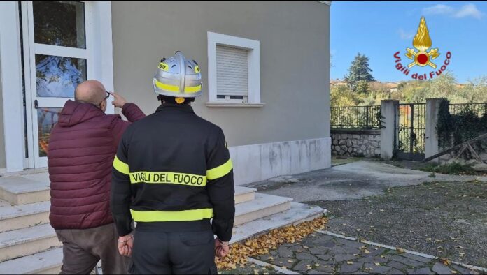 Sisma in Irpinia, Vigili del Fuoco al lavoro per monitorare il territorio