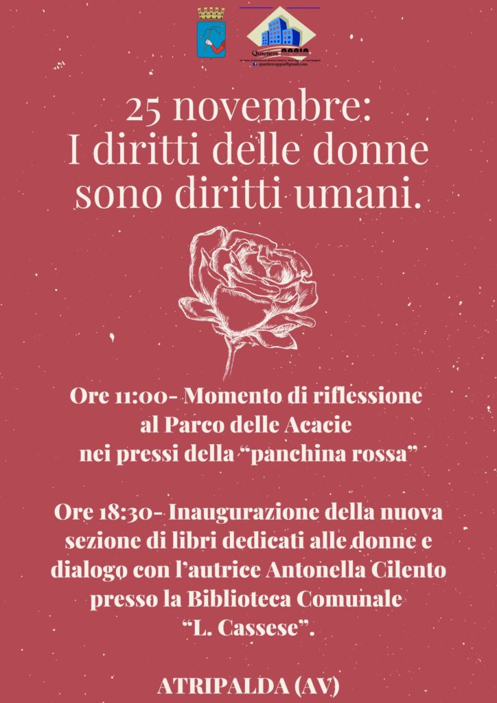 Atripalda locandina Giornata internazionale per l'eliminazione della violenza contro le donne