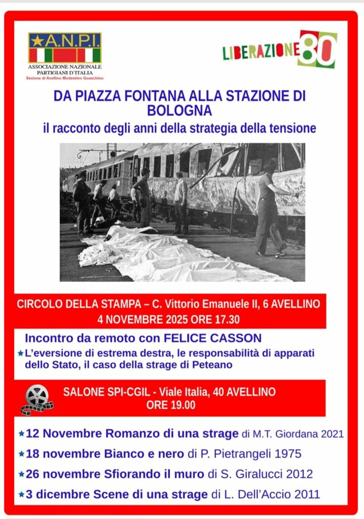 Da Piazza Fontana alla strage di Bologna, l’Anpi ricostruisce gli anni della strategia della tensione
