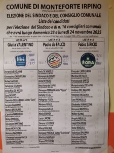 Monteforte nuovo sindaco Fabio Siricio