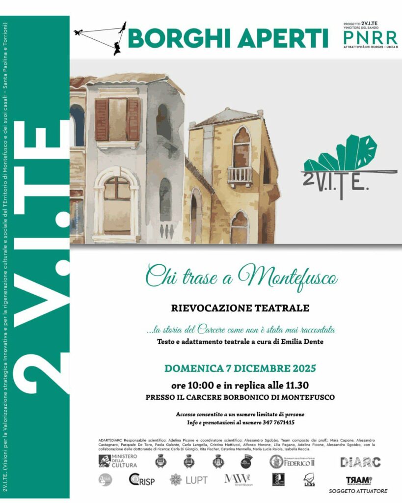 Chi trase a Montefusco, in scena la storia del Carcere tra patrioti e briganti