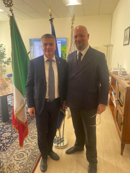 Il vicecommissario provinciale della Lega Avellino Sabino Morano incontra il viceministro Edoardo Rixi: infrastrutture e collegamenti cruciali per lo sviluppo