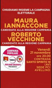 Campania Popolare locandina iniziativa chiusura