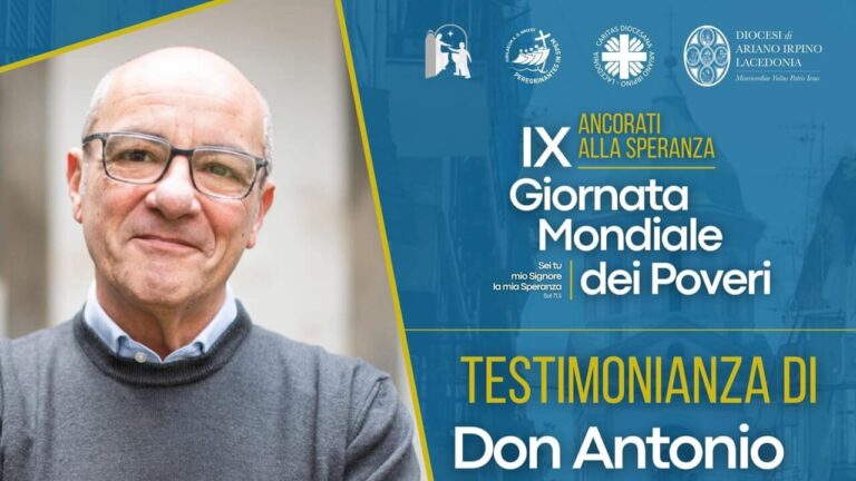 Ad Ariano nella Giornata Mondiale dei Poveri la testimonianza di don Antonio Loffredo e della Paranza