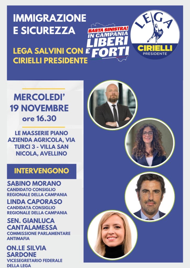 Lega Cesinali locandina convegno