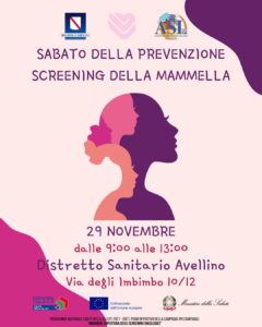 Prevenzione oncologica, ad Avellino e Monteforte screening gratuito della mammella e del colon retto