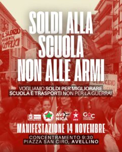 sciopero scuola locandina