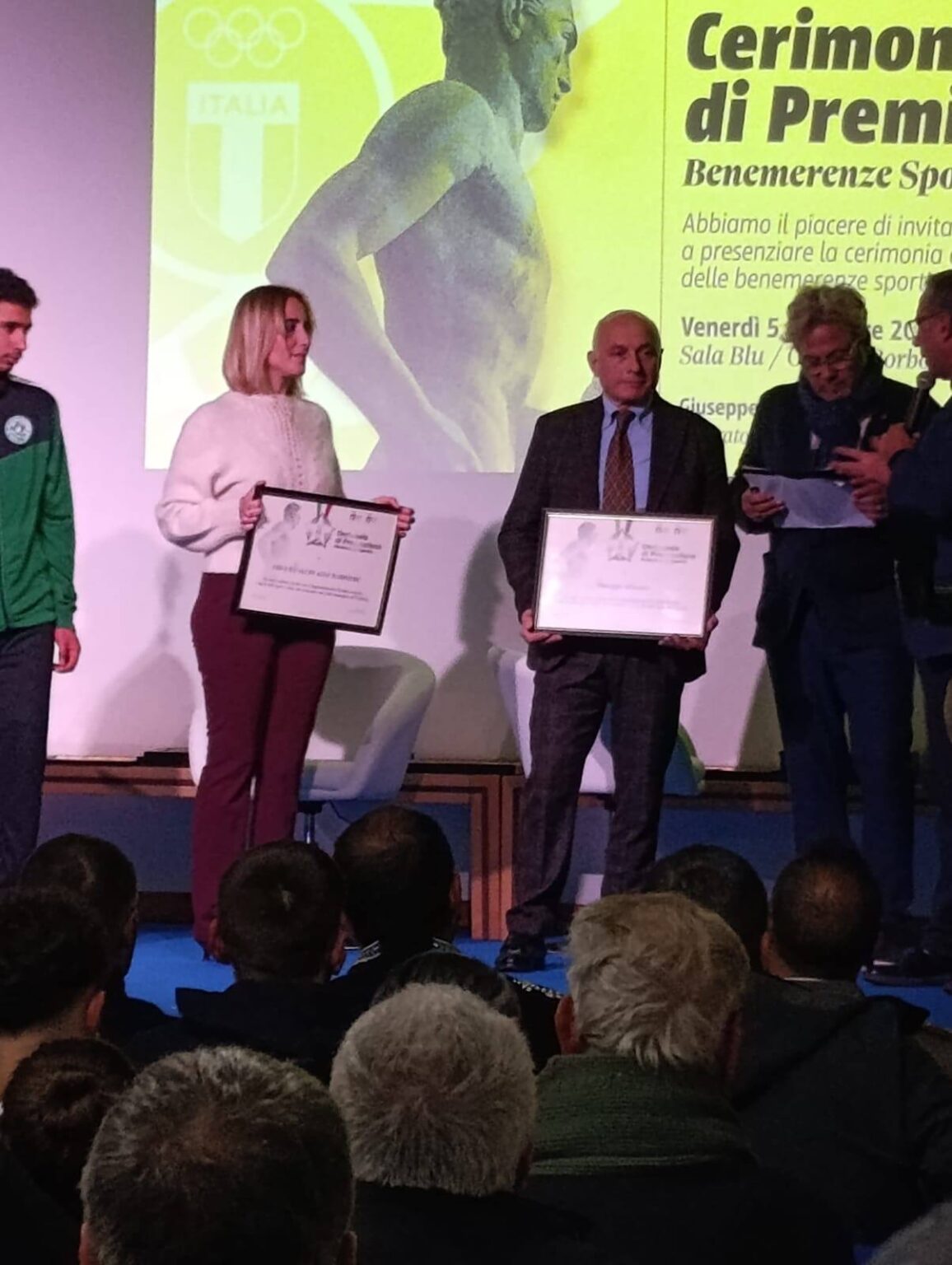 Il Coni premia Giuseppe Albanese