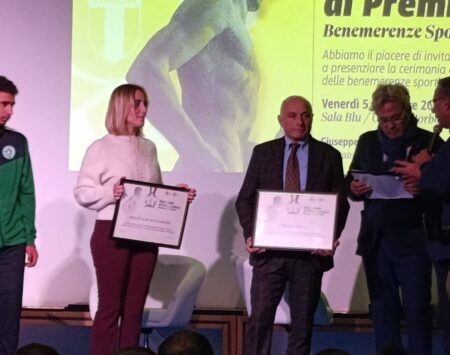 Il Coni premia Giuseppe Albanese