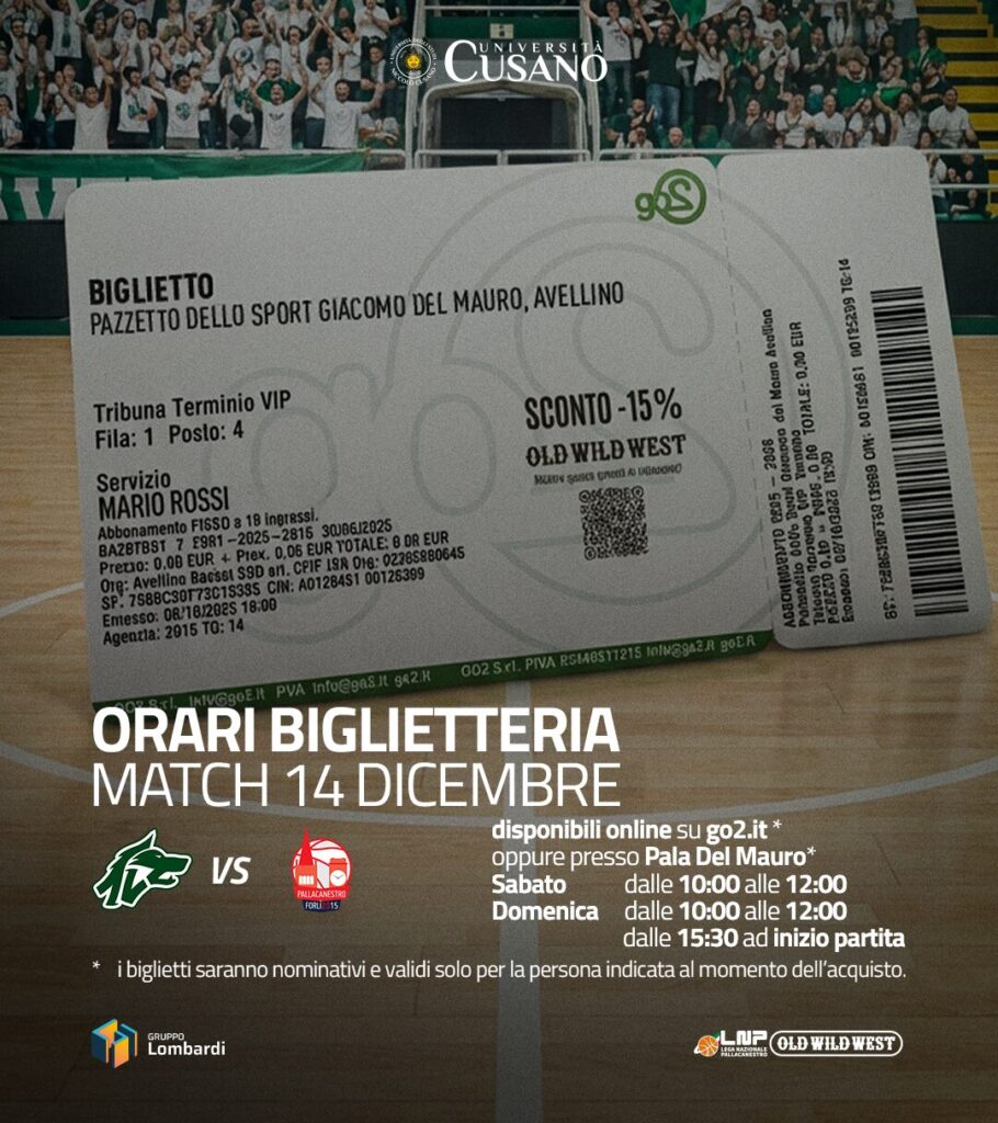 Avellino basket biglietto