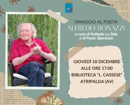 Atripalda rende omaggio al poeta Bonazzi a dieci anni dalla morte
