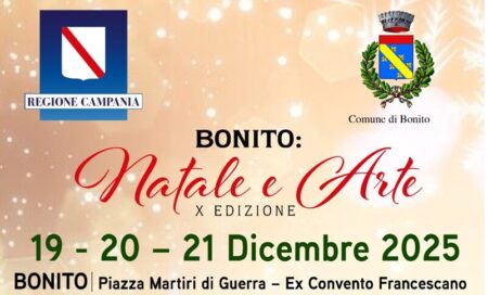 Bonito: Natale e arte, si accende il borgo con luci d’artista e mercatini