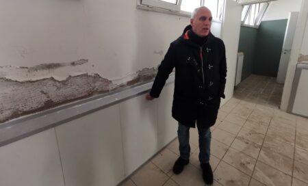 Centro autismo Avellino, umidità di risalita sopralluogo commissione Giordano