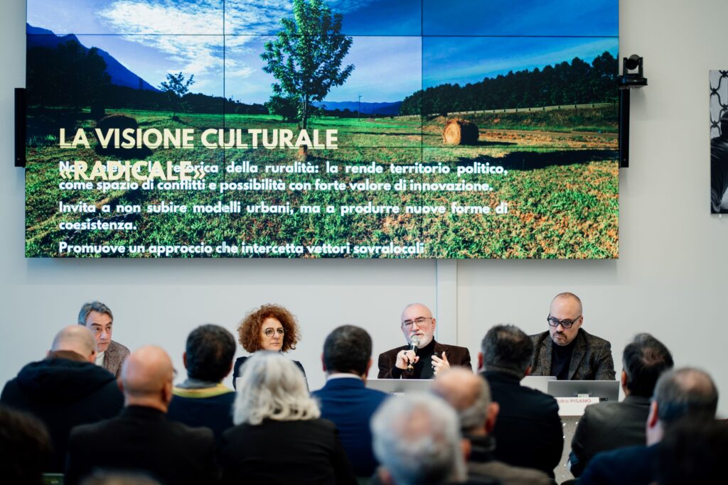 Città Caudina Capitale Italiana della Cultura 2028: nel comitato promotore anche la Reggia di Caserta Città Caudina 2028 Franco Napoletano, Tiziana Maffei, Giacomo Porrino, Leandro Pisano_presentazione_CittàCaudina2028_ReggiadiCaserta