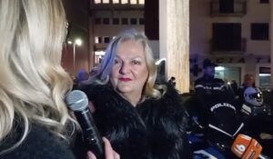 Commissario Perrotta accensione luminarie 2025