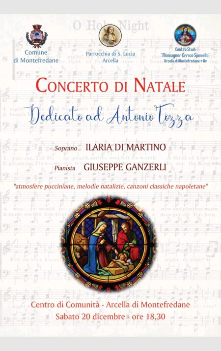 Centro studi Monsignor Spiniello, concerto di Natale ad Arcella