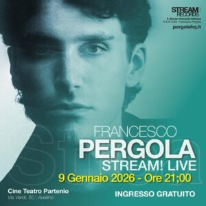 Il giovane cantautore Pergola presenta il “concerto omaggio” alla sua citta’