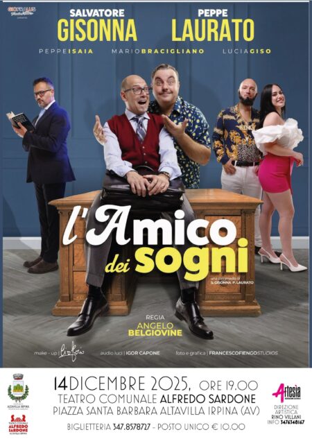 “L’amico dei sogni” in scena al Teatro Sardone di Altavilla