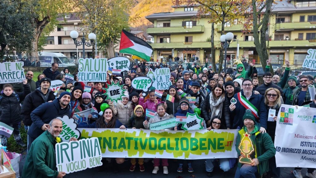 La Carovana del Pino Irpino comincia il suo viaggio, prima tappa Monteforte: imparare a riscoprirsi comunità, al di là di bandiera e campanili