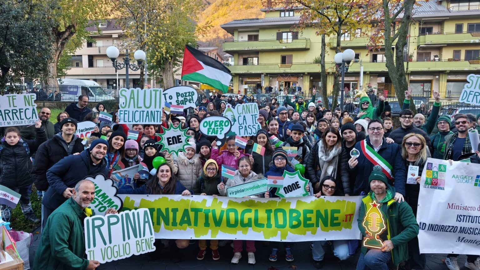 La Carovana del Pino Irpino comincia il suo viaggio, prima tappa Monteforte: imparare a riscoprirsi comunità, al di là di bandiera e campanili