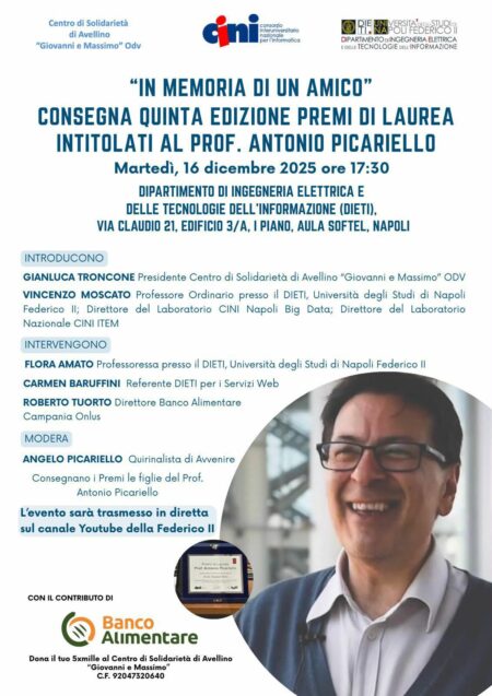 In memoria di un amico, si conclude il premio di laurea intitolato al docente universitario Antonio Picariello