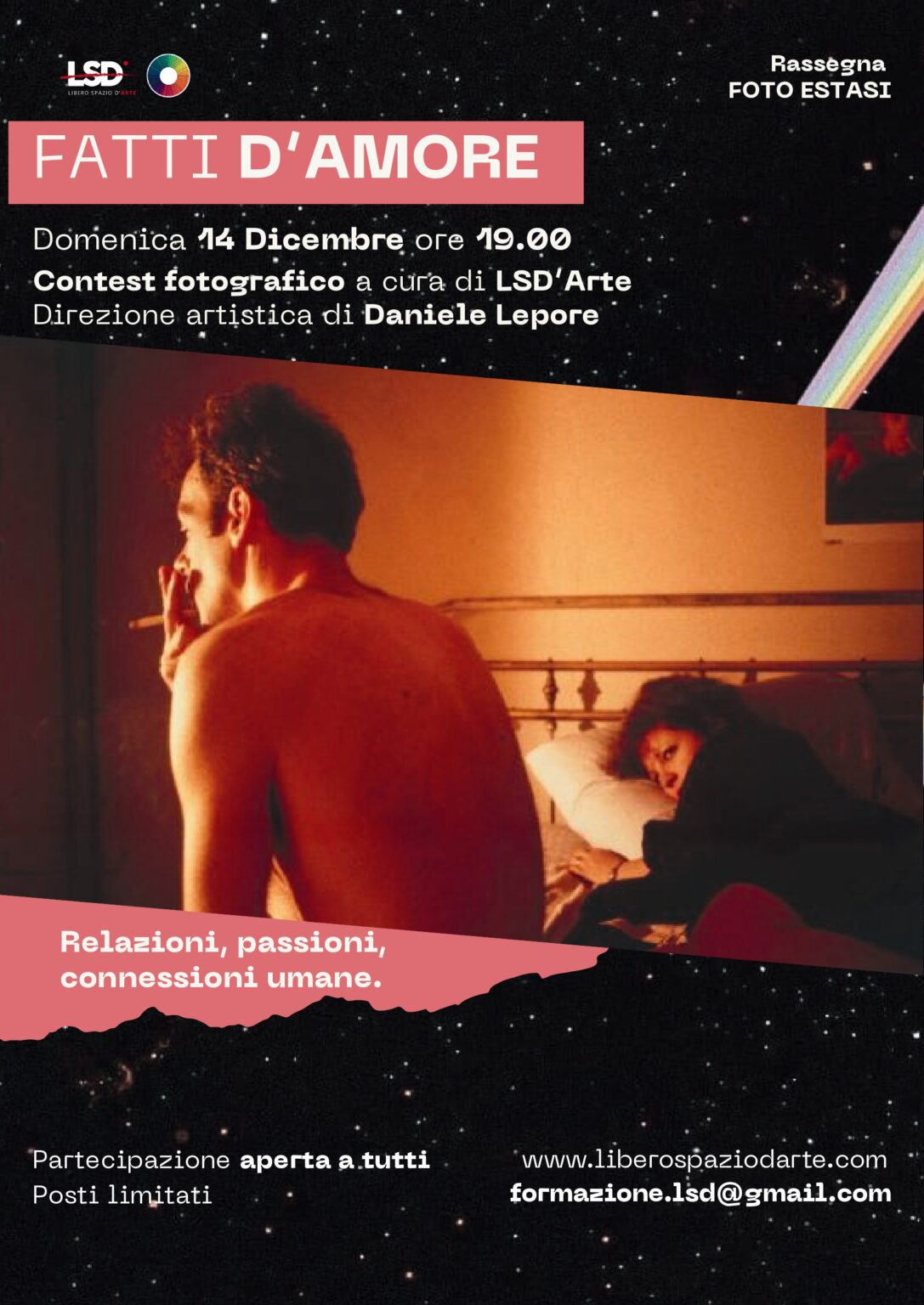 LSD’arte lancia Foto Estasi, nel segno di Fatti d’amore