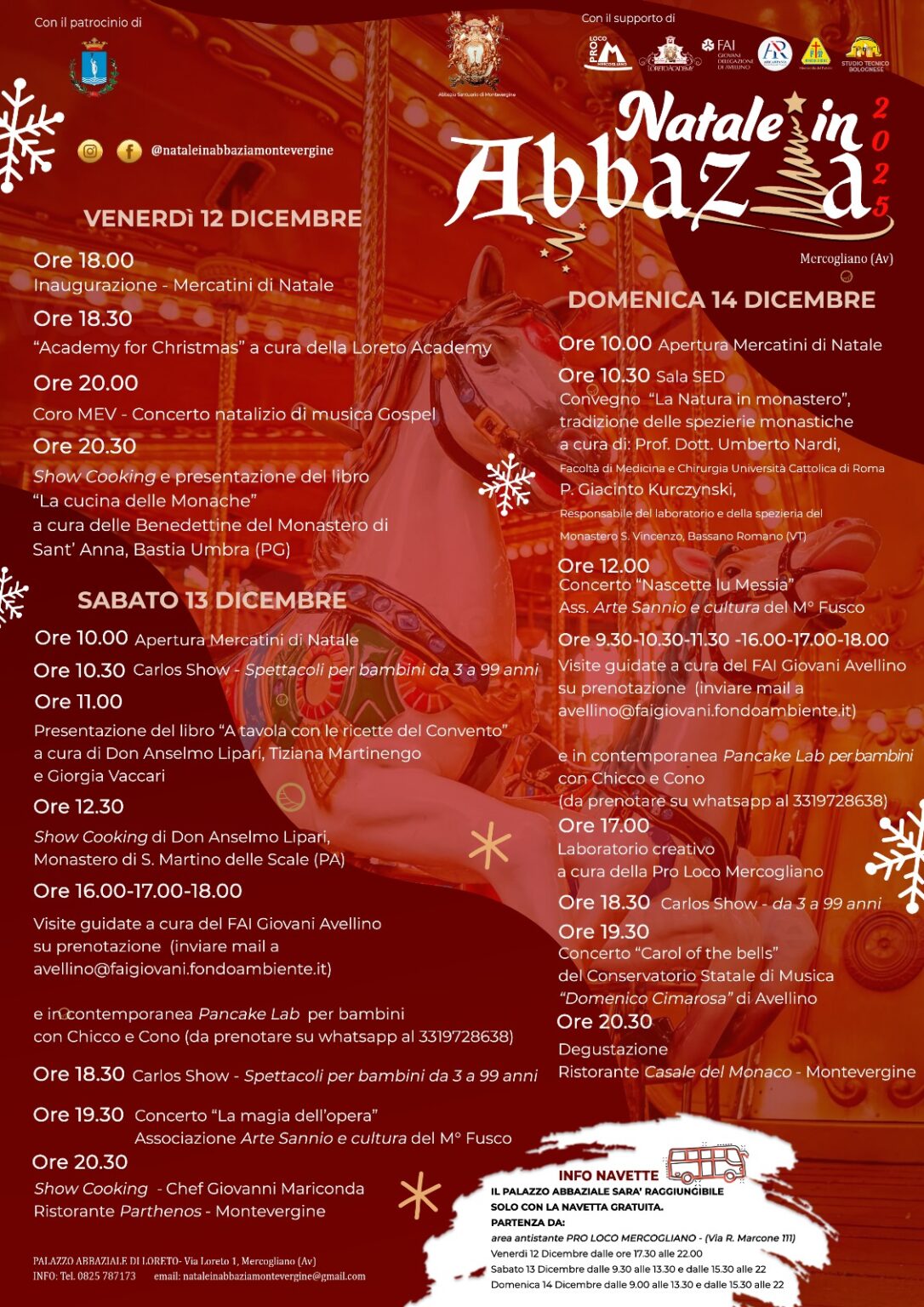Natale in abbazia del loreto mercogliano programma definitivo
