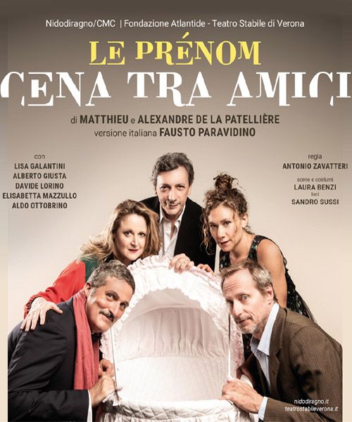 Al Teatro Partenio “Le Prenom. Cena tra amici”, ritratto di una generazione costretta a fare i conti con scomode verità