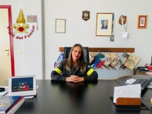 Alessandra Rilievi, comandante Vigili del fuoco