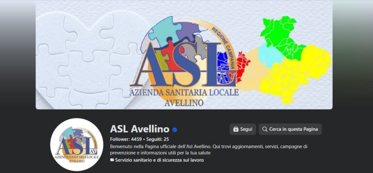 Asl Avellino profilo social