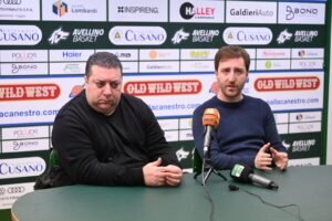 Avellino Basket conferenza stampa Nevola e Lombardi