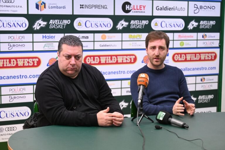 Avellino Basket conferenza stampa Nevola e Lombardi