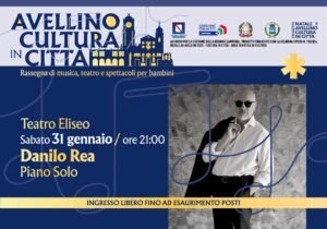Avellino, al via la rassegna “Cultura in Città”: Spettacoli gratuiti per tutti tra musica, teatro e favole. Si inizia con Danilo Rea