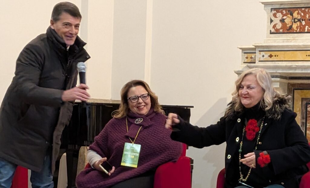 Luigi Cicalese, Rosalia Baldanza e Giuliana Perrotta alla presentazione dell'Urban Center di Avellino