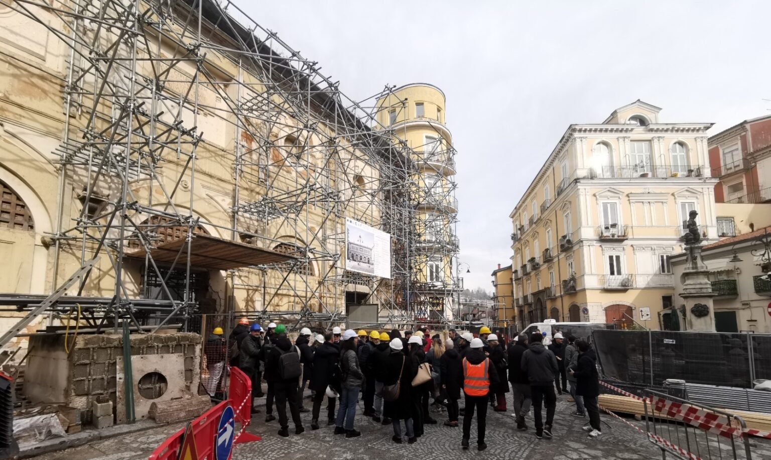 Dogana Avellino cantiere visita