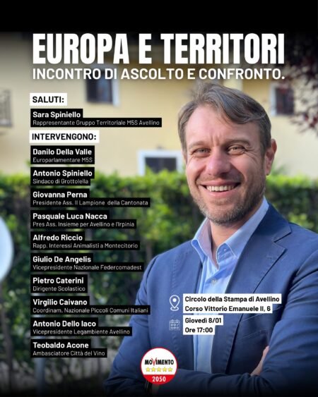 L’eurodeputato Della Valle dei 5 Stelle incontra i cittadini