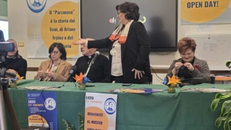 Dimensionamento scolastico, i docenti del Ruggero II di Ariano: “Inopportuna la presenza di Vallone e Cervinaro all’Open Day Parzanese” Open Day al Liceo Parzanese di Ariano del 30 gen 2026