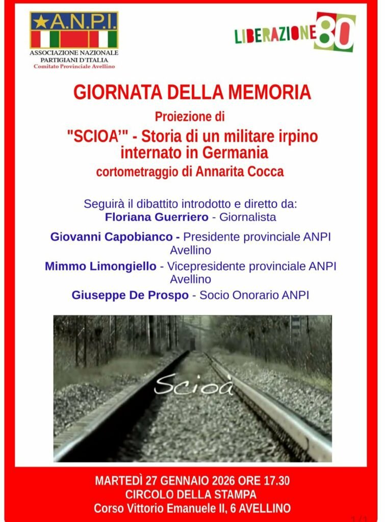 Anpi chiama alla riflessione sugli Internati Militari Italiani, si proietta “Scioà” di Annarita Cocca