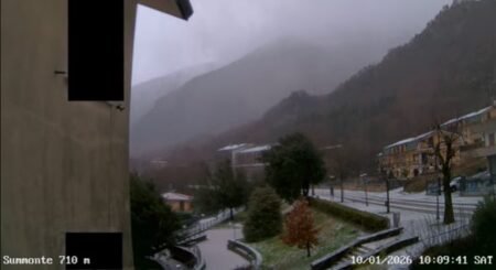 Summonte imbiancato foto Osservatorio Montevergine