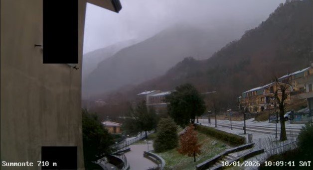 Summonte imbiancato foto Osservatorio Montevergine