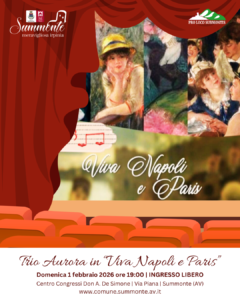 Viva Napoli e Paris, a Summonte è di scena il Trio Aurora