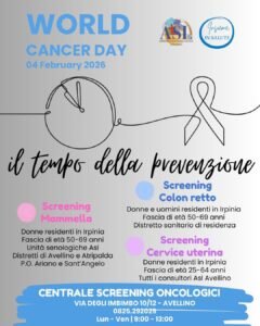 Asl Avellino prevenzione locandina