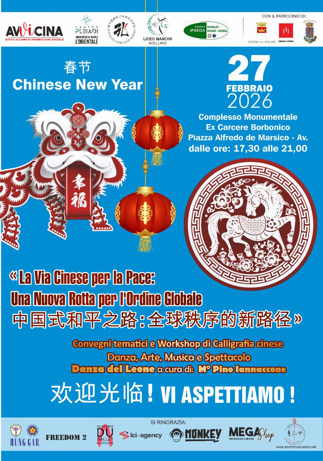 Sotto il segno del Cavallo di Fuoco: Avvicina APS presenta la III edizione del Capodanno Cinese