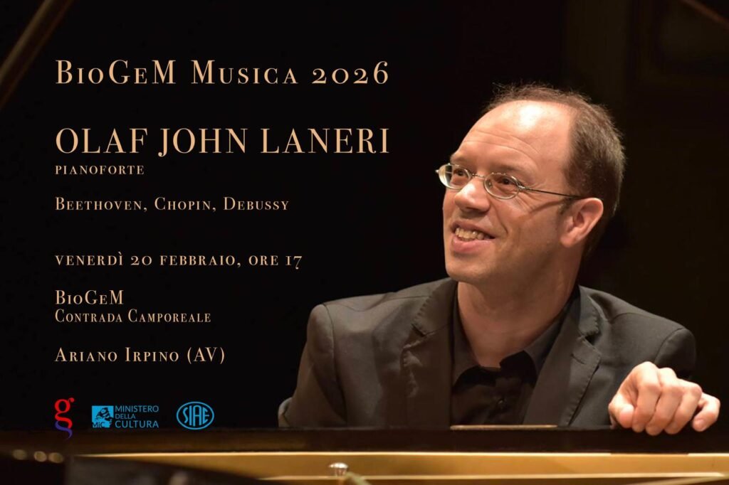 Torna Biogem Musica, con il pianista italo-svedese Olaf Laneri
